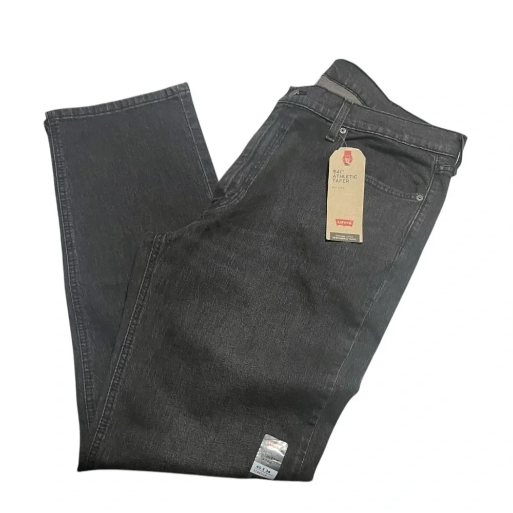 NWT 541 ATHLETIC TAPER FIT MEN'S JEANS Size 40x34